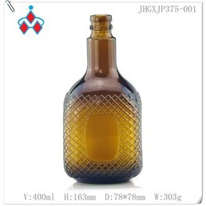 Steklena rjava steklenica za alkoholne pijače
