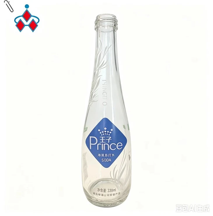 Screen Printing Soda Glass Bottle 330ml