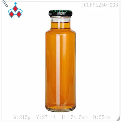 Steklena steklenica s pijačo 250ml